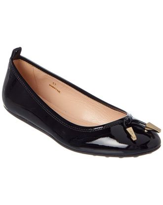 Tod's Tods Patent Ballerina Flat