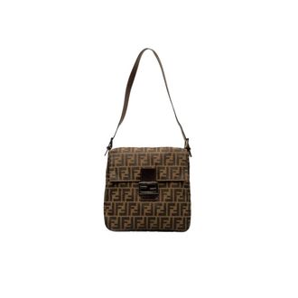 Fendi Pre-owned Mamma Forever Baguette Schoudertas - Dames - Pre-owned - Bruin - Maat: ONE Size Zijde