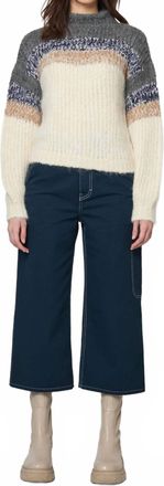 Atelier Delphine Elysian Alpaca-Blend Sweater In Earthy