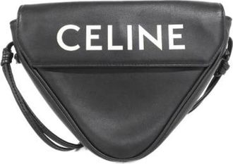 Celine Pre-owned Mini Bags, female, Black, Size: ONE SIZE Pre-owned Mini Leather Bag