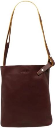 Loewe Pre-owned Shoulder Bag - Dames - Vintage Schoudertas - Bruin - ONE Size - Leer - Vintage