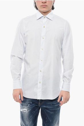 Finamore Striped Shirt MILANO with French Collar size 42