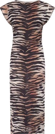 Pinko Epicentro Dress - Dames - Casual kleedjes - Veelkleurig - L - Katoen - Kleedjes