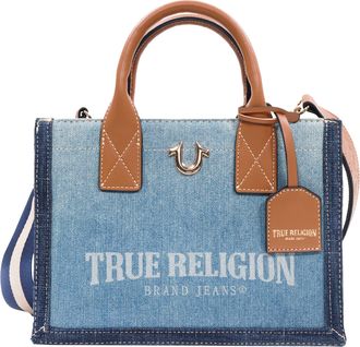 True Religion Modern Edge Denim Tote