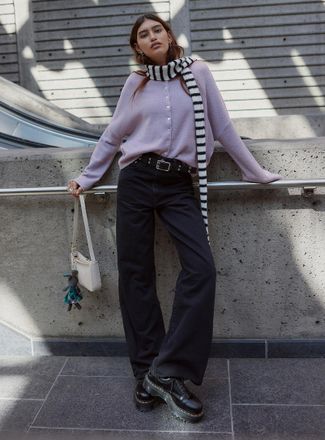 Levi's Womens Ribcage wide-leg jean