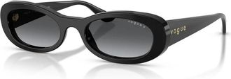 Vogue Eyewear Vo 5582S Zonnebril - Dames - Zonnebrillen - Zwart - 53 MM - Accessoires