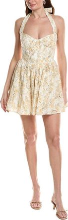 Bardot Pollie Halter Mini Dress