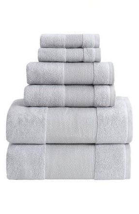 Modern Threads Air Cloud 6-Piece Towel Set in Gray at Nordstrom Rack