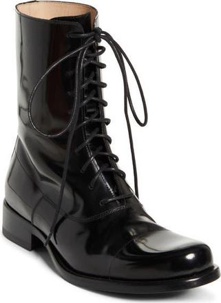 The Row Kai Combat Boot in Black at Nordstrom, Size 6.5Us