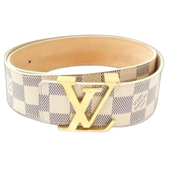 Louis Vuitton Pre-owned Vintage Canvas Belt - female - Louis Vuitton Vintage - Vintage Belts - Beige - ONE SIZE - Pre-owned