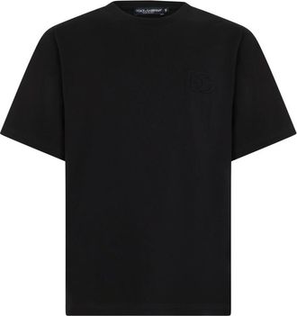 Dolce & Gabbana Black Logo Regular T-Shirt