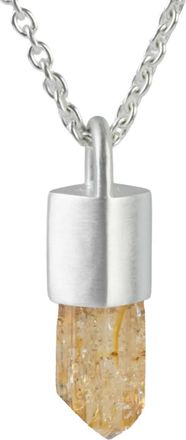 Parts Of Four sterling silver Talisman imperial topaz necklace - unisex - Sterling Silver/Topaz - One Size