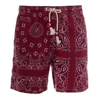 MC2 Saint Barth Beachwear, male, Multicolor, Size: XL Caprese Swim Short With Cord Coulisse