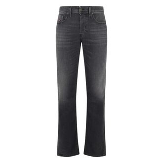 Diesel Straight Jeans, male, Gray, Size: W30 Straight Jeans