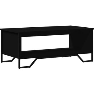 vidaXL Vidaxl - Coffee Table Black 100x51x40 cm Engineered Wood