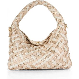 Dune London Dinkydeliberate Woven Top Handle Bag in Ecru at Nordstrom
