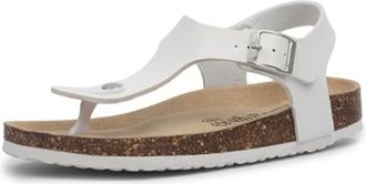 Generic Sandals For Women Print Cork Sandals Women Buckle Strap Beach Outside Non-slip Flat Slipper Flip Flops Sandal