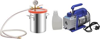 vidaXL Furniture Limited - C&aacute;mara De Vac&iacute;o Con Bomba De Una Etapa 5,5 L