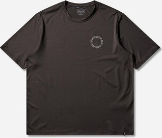 Patagonia Men s Capilene Cool Daily Shirt Spoke Stencil Black