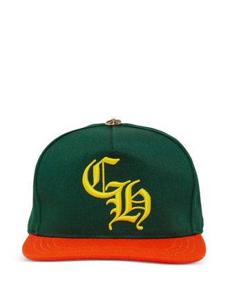 Chrome Hearts Cappello da baseball con logo ricamato - Verde