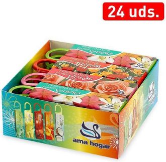 Trade Shop Trade Shop - Set 24 Pezzi Deodorante Profumato Con Gancio Varie Fragranze Floreale