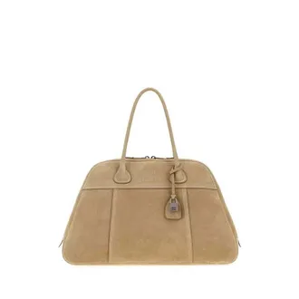 Miu Miu Beige Suede Vivant Shopping Bag Ecru Borse A Mano