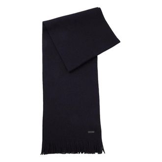 HUGO BOSS Hugo, Winter Scarves, male, Blue, Size: ONE SIZE Dark Blue Albas Stylish Product