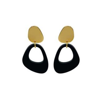Toolally Pebble Drop Earrings in Black at Nordstrom