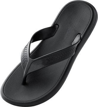Generic Rubber Flip Flops For Men,MenS Sport Flip Flops Sport Thong Sandals With Comfort Plantar Fasciitis Arch Support Slides Slip On Beach Shoes Summer Outd