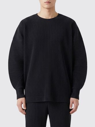 Homme Pliss&eacute; Issey Miyake Pleated Polyester T-shirt