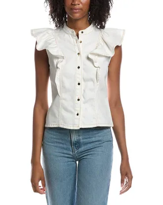 Current Elliott Mandarin Collar Vest