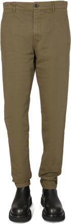 Aspesi Straight-Leg Chino Pants With Zipper