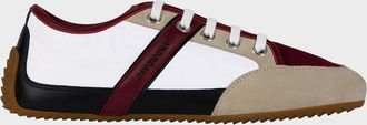 Givenchy Slim Nylon and Suede Low-Top Sneakers
