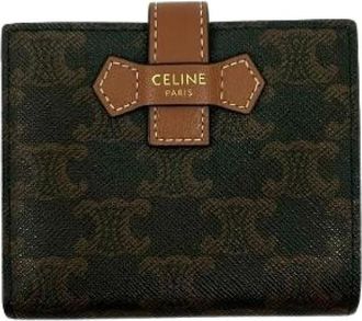 Celine Pre-owned Wallets, female, Brown, Size: ONE SIZE Pre-owned Vintage Leather Wallet
