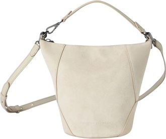 Brunello Cucinelli BC Duo Bucket Bag - Dames - Schoudertassen - Beige - ONE Size - Leer - Tassen