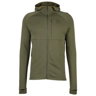 Stoic MerinoFleece240 StorforsSt. Zip Hoody Merinohoodie f&uuml;r Herren | oliv