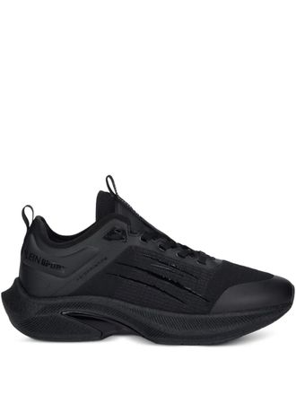 Plein Sport logo-detail sneakers - Black