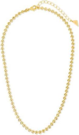 Sterling Forever Nettie Polished HeartLink Bracelet in Gold at Nordstrom Rack