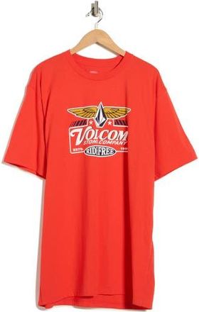 Volcom Revel Short Sleeve T-Shirt in Chili Red at Nordstrom Rack, Size Xx-Large