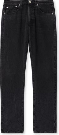 Fortela 965 John Japan Contrast Selvedge 5-Pocket Regular-Fit Denim Pants in Black at Nordstrom, Size 36
