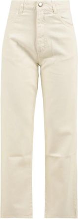 Icon Denim Los Angeles Jill Straight-Leg Jeans - Dames - Regular Fit Jeans - Wit - W28 - Katoen - Jeans