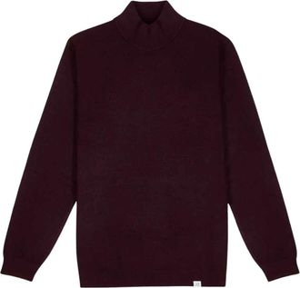 Nowadays Nowadays - De coltrui Sweater - Heren - Truien - Rood - Maat: M Wol