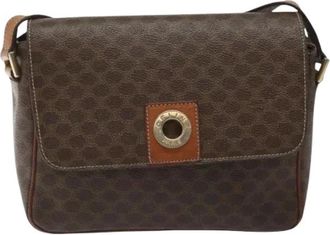 Celine Pre-owned Cross Body Bags, female, Brown, Size: ONE SIZE Pre-owned Vintage Shoulder Bag