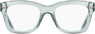 Cole Haan Crystal Core 32mm Square Reading Glasses in Crystal Blue at Nordstrom Rack, Size +1.00