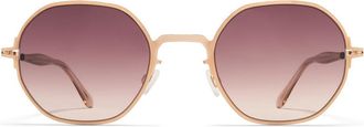 Mykita Santana 291 Mens Sunglasses Gold Size 48