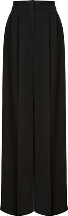 Alberta Ferretti Wijde Broeken - Dames - Wijde Broeken - Zwart - 2XS - Broeken