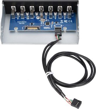 OEM Concentrador Usb 3.0 Frontal De 7 Puertos, Compatible Con Carga R&aacute;pida, Retrocompatible Con Usb 2.0 Y 1.1, Transferencia De Datos De Alta Velocidad, I
