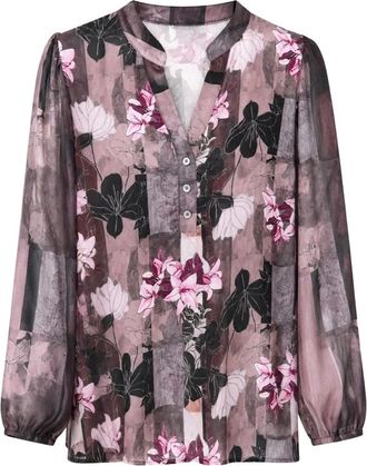 2-Biz Blouses - Dames - Blouses - Paars - L - Overhemden