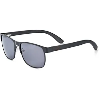 Earth Wood Troon Polarized Sunglasses in Black/black at Nordstrom