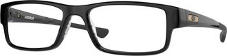 Oakley OX8046 Eyeglasses Bundle: OX 8046 804602 Airdrop Black Ink and Small Blue leash Accessory kit